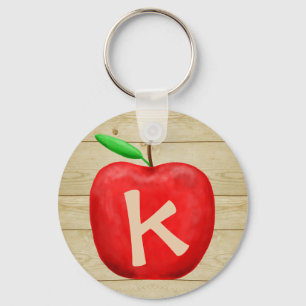 Chaveiro Monograma vermelho de Apple