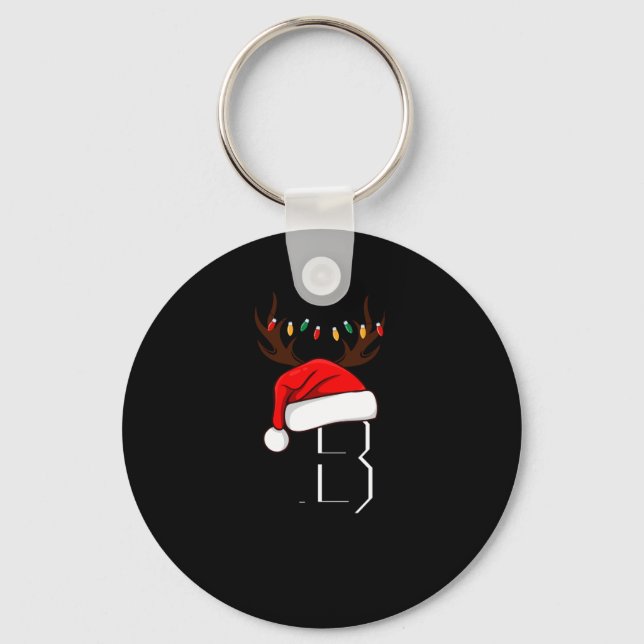 Chaveiro Monogrammed Family Christmas Matching Outfits  (Frente)