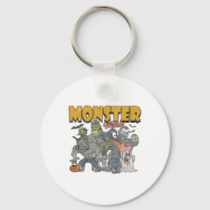Chaveiro Monster Mash Vintage Ghost Halloween Engraçado