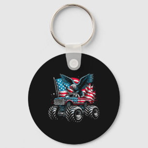 Chaveiro Monster Truck Águia Careca 4 De Julho Meninos Amer