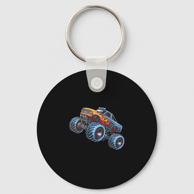 Chaveiro Monster Truck Mama Mãe Caminhão Monstro É Meu Jam  (Frente)