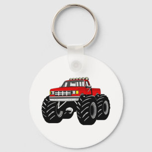 CHAVEIRO MONSTER TRUCK VERMELHO