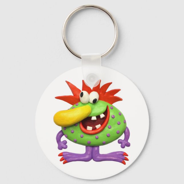 Chaveiro Monstro da dose amarela (Frente)