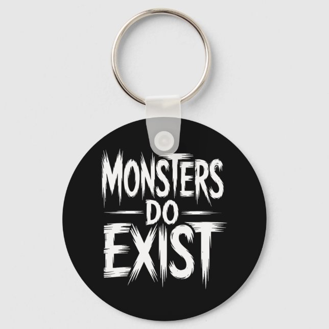 Chaveiro Monstros Existem No Halloween Do Horror Do Workout (Frente)