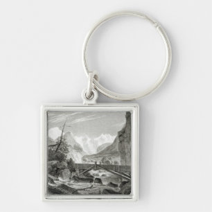 Chaveiro Mont Blanc dos banhos de St. Didier