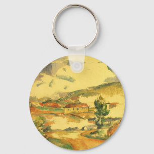 Chaveiro Mont Sainte Victoire, por Paul Cezanne, Vintage Ar