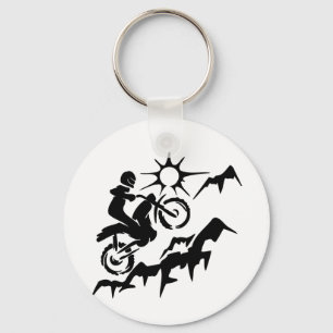 Chaveiro Montanha da bicicleta da sujeira