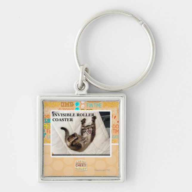 Chaveiro Montanha russa invisível (Frente)