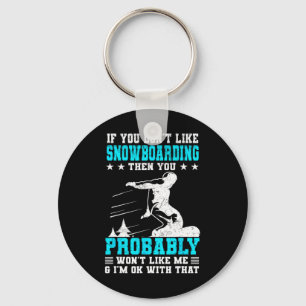 Chaveiro Montanha Snowboard Winter Sports Snowboarder