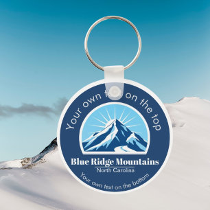 Chaveiro Montanhas Blue Ridge NC souvenir de resort de esqu