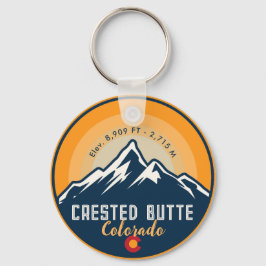 Chaveiro Montanhas Crestet Butte Colorado Caminhando Sunset