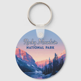 Chaveiro Montanhas do Parque Nacional das Montanhas Rochosa