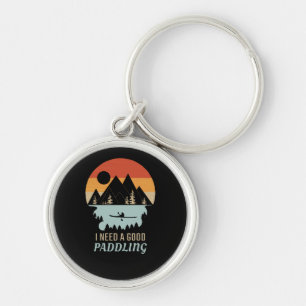 Chaveiro Montanhas Kayaking Retro