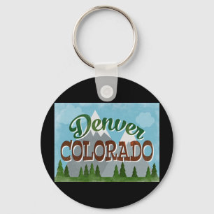 Chaveiro Montanhas nevado de Denver Colorado