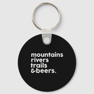 Chaveiro Montanhas Rios Trilhas Cervejas Amante de Caminhad