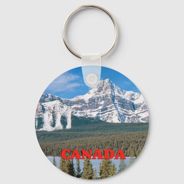 Chaveiro Montanhas Rocky Canada (Frente)