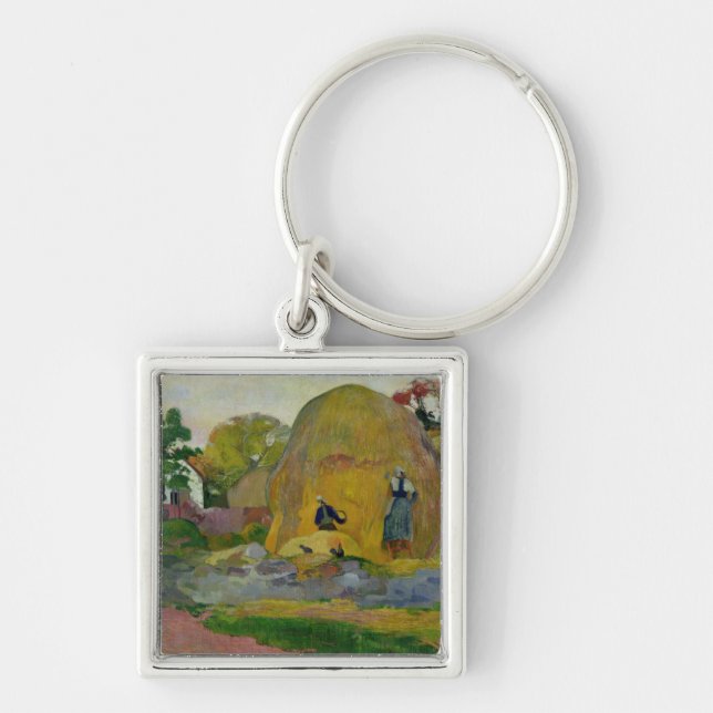Chaveiro Monte de feno amarelos de Paul Gauguin |, ou (Frente)