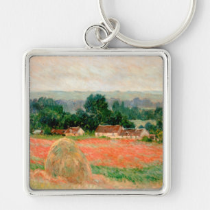 Chaveiro Monte de feno em Giverny, Claude Monet