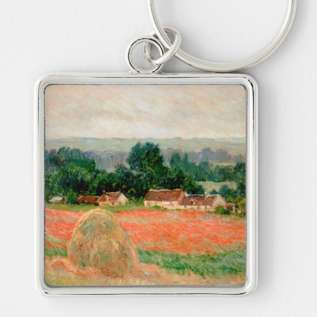 Chaveiro Monte de feno em Giverny, Claude Monet (Frente)