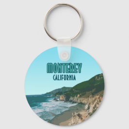 Chaveiro Monterey California Pacific Coast Highway Vintage