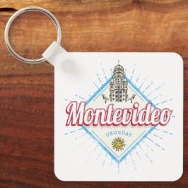 Chaveiro Montevideo City Uruguai Palacio Salvo Souvenir