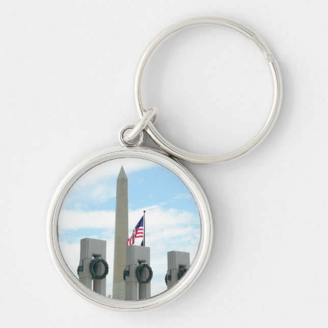 Chaveiro Monumento a Washington e Memorial da II Guerra Mun (Frente)