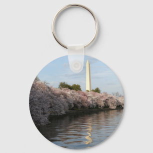 Chaveiro Monumento de Washington da flor de cerejeira