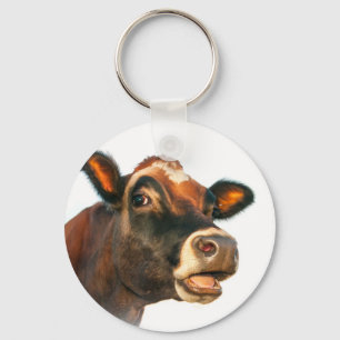 Chaveiro MOO da vaca de Jerse