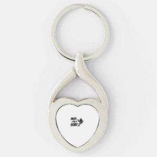 Chaveiro Moo. Eu sou um Zoogoer Goat Wildlife Engraçado Gir