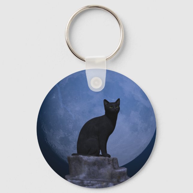 Chaveiro Moonlit Cat (Frente)