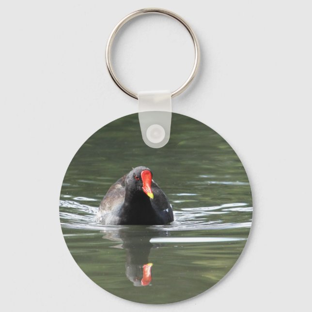 Chaveiro Moorhen e Reflexão (Frente)