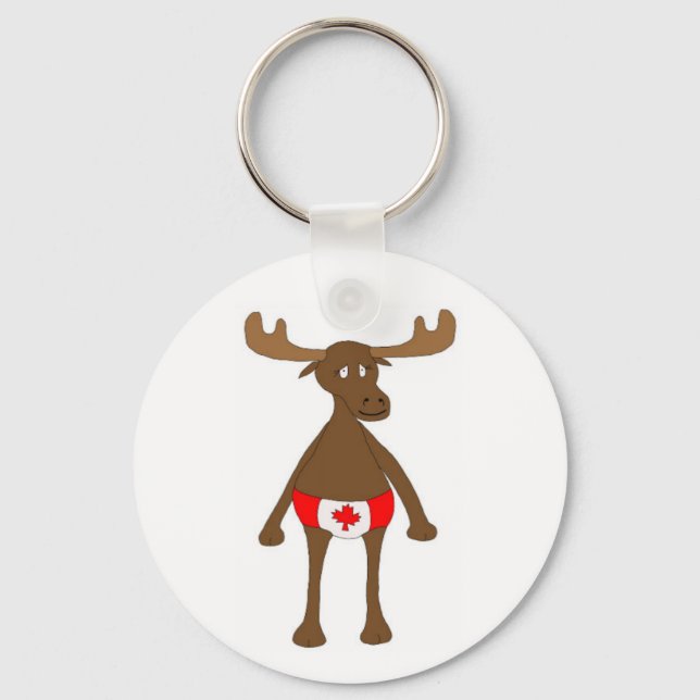 Chaveiro Moose Canadense (Frente)