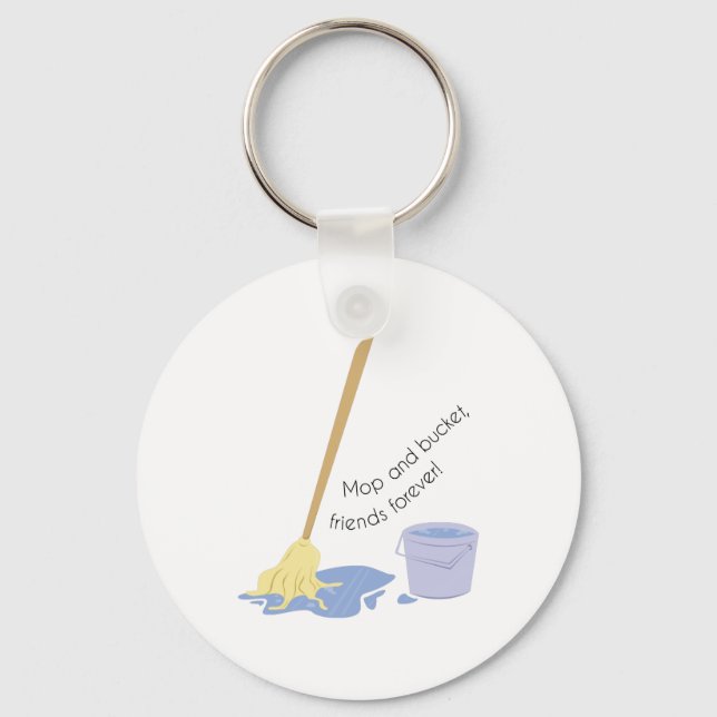 Chaveiro Mop E Balde (Frente)