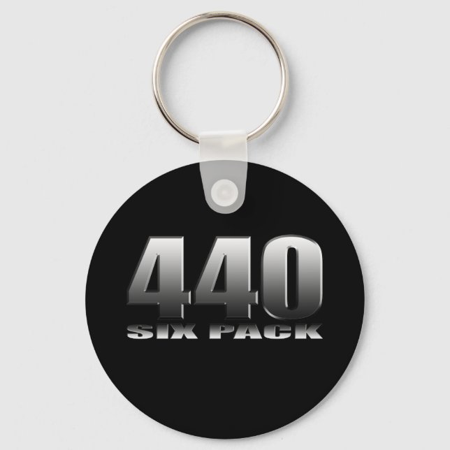 Chaveiro Mopar Dodge 440 Seis Pack (Frente)