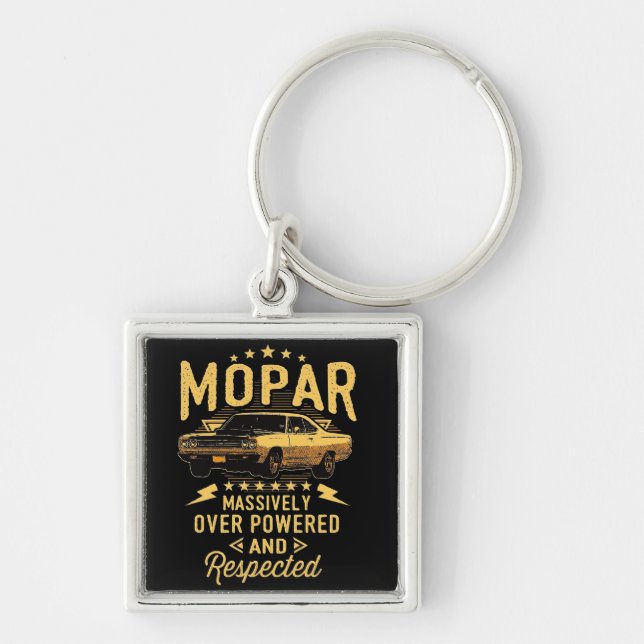 Chaveiro Mopar - Massivamente Acima De Poder E Respeitado (Frente)