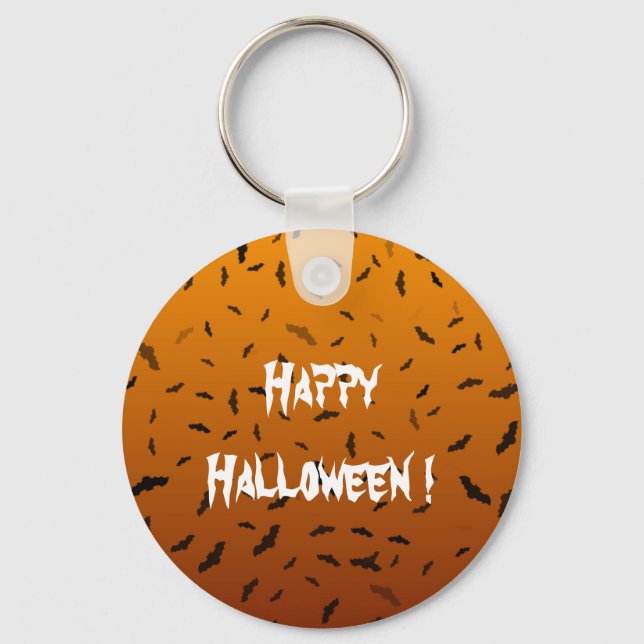 Chaveiro Morcegos de Halloween (Frente)
