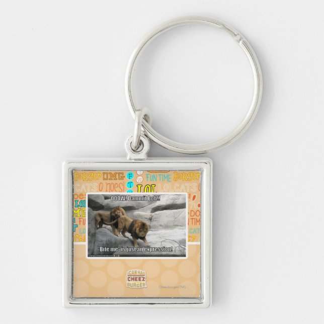 Chaveiro Morda-me é apenas uma expressão! (Frente)