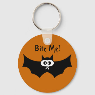 Chaveiro Morda-me no dia das bruxas