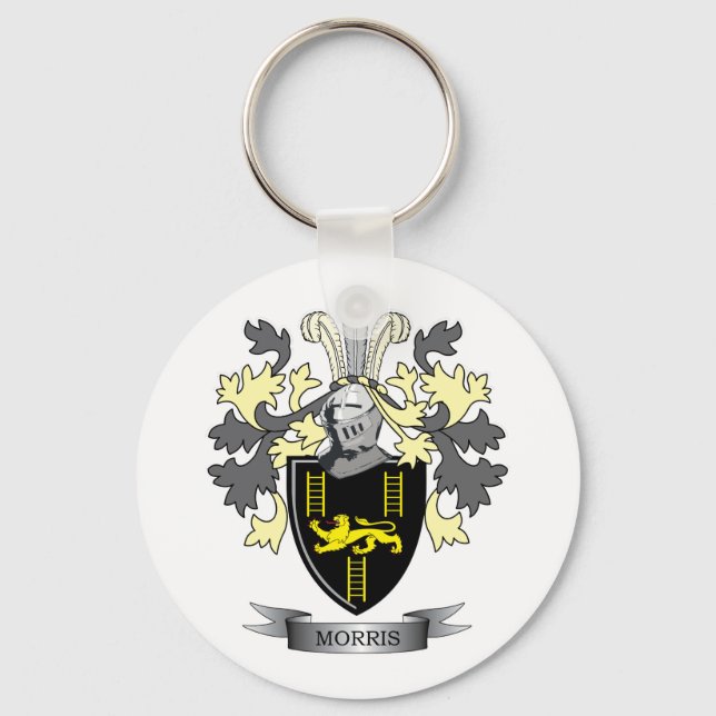 Chaveiro Morris Family Crest Casaco de Armas (Frente)