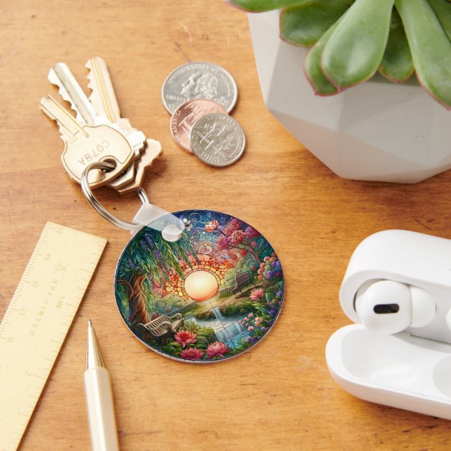 Chaveiro Mosaico de Vidro Estreito Encantado (Mesa)