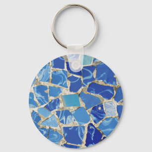 Chaveiro Mosaicos de Gaudi com um toque do óleo