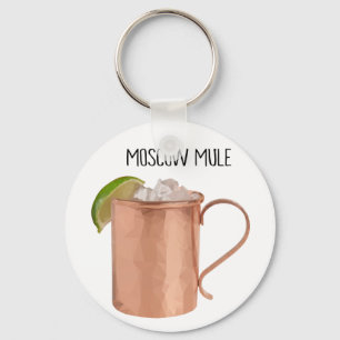 Chaveiro Moscow Mule Copper Mug Low Poly Geometric Design