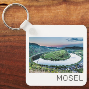 Chaveiro Moselle Calmont Loop Bremm Sunset River Souvenir