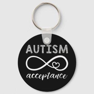Chaveiro Mostrar suporte para a aceitação do Autismo com es