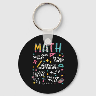 Chaveiro Mostre Seu Trabalho Professor de Matemática Engraç