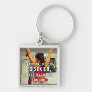 Chaveiro Motivação de Workout Gym feminino