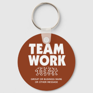 Chaveiro Motivação do Trabalho em Equipe com nome de grup