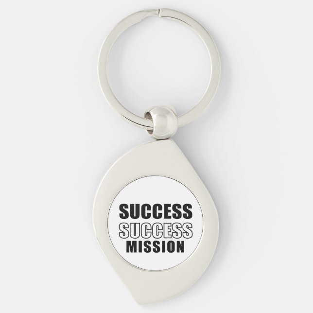 Chaveiro Motivacional Missão de Sucesso (Frente)