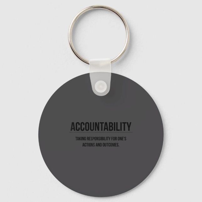 Chaveiro Motivation Accountability Entrepreneur Slogan Quot (Frente)
