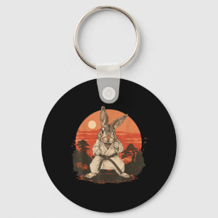 Chaveiro Motivo de Coelho de Karatê Taekwondo Jiu-Jitsu MMA